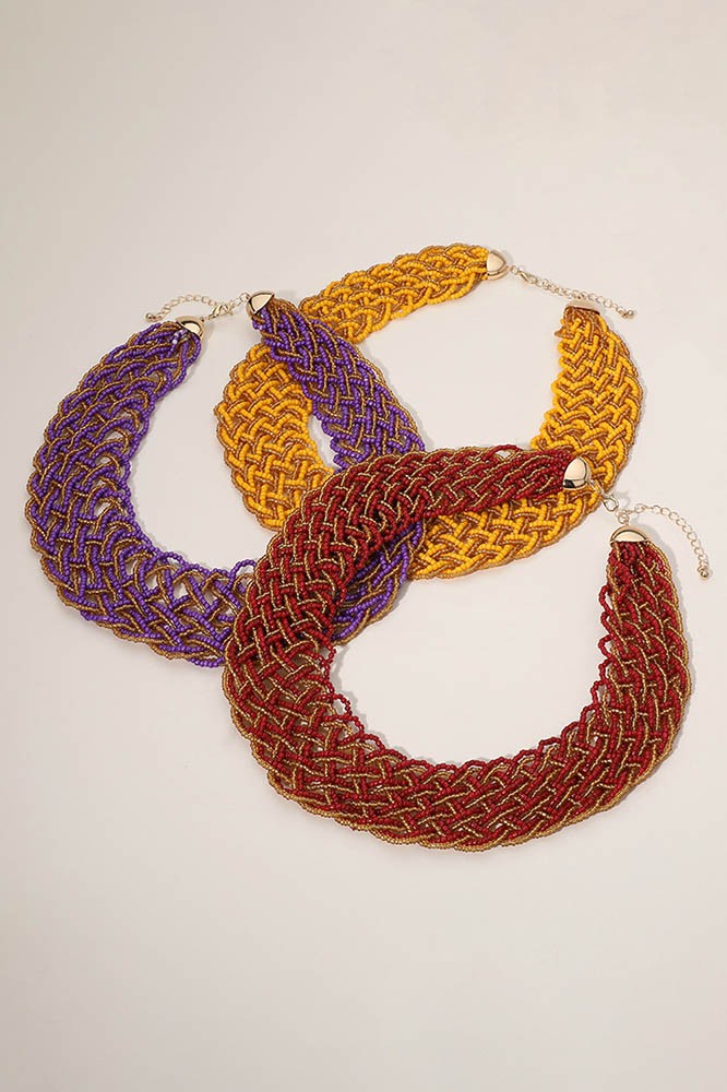 Sead Beaded Collar Necklace