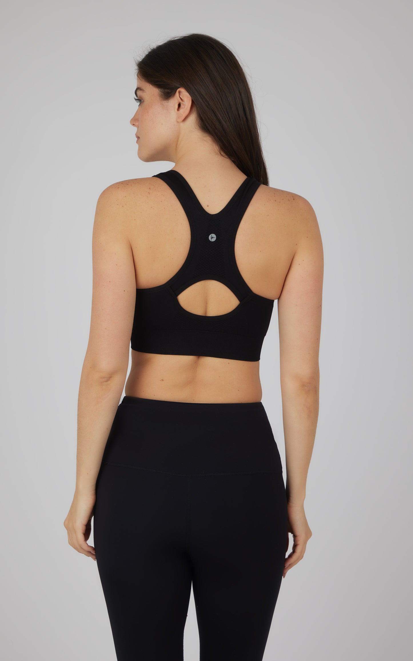 Sleeveless Front Zip Racerback Sports Bra