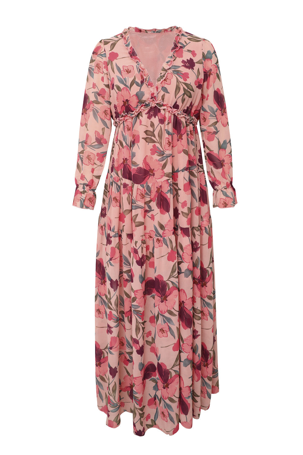 Wild Lotus Floral Maxi Dress