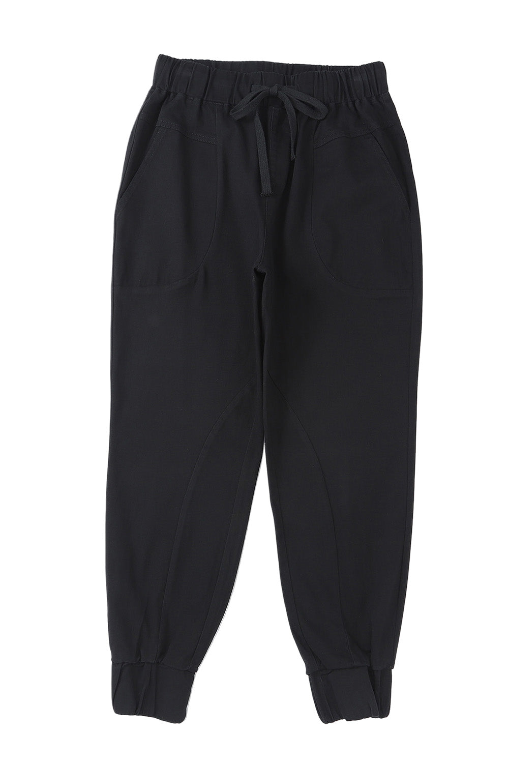 High Waist Drawstring Skinny Joggers