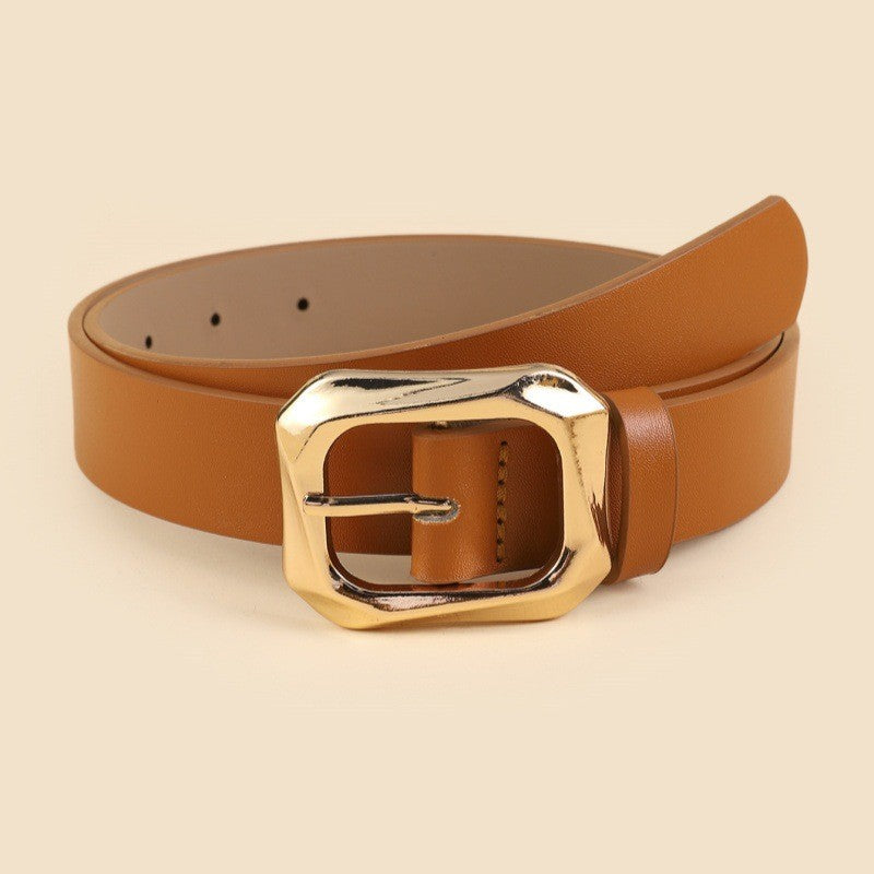 Rectangle Shaped Buckle Belt