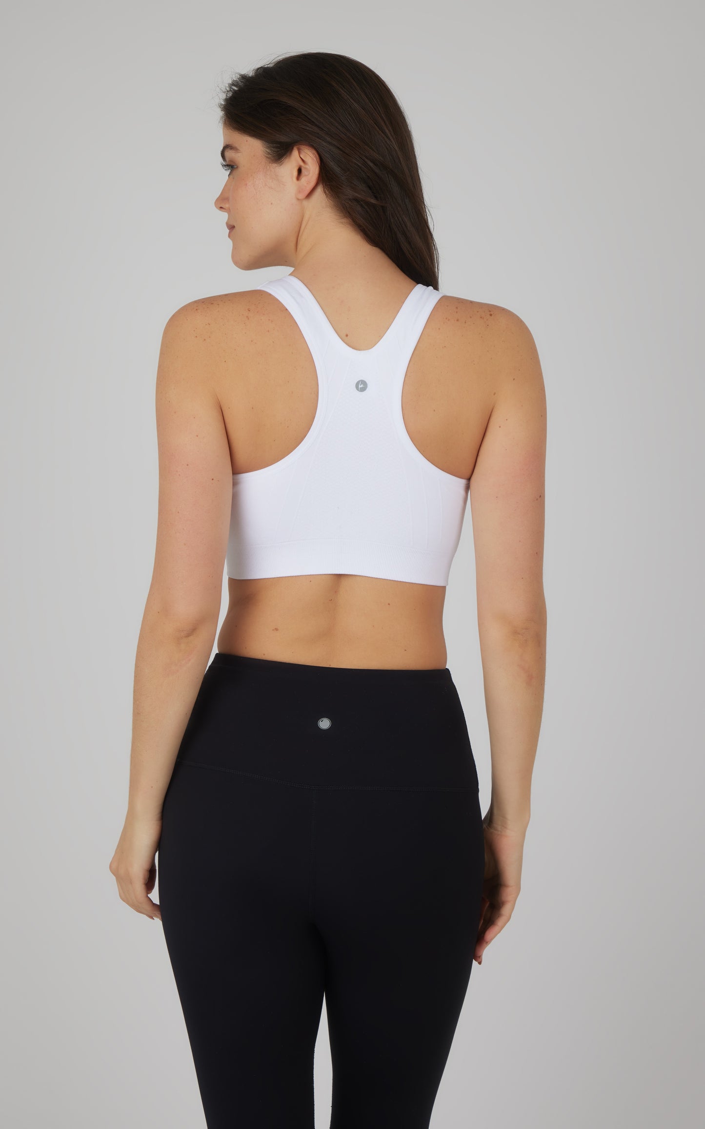 Sleeveless Front Zip Racerback Sports Bra