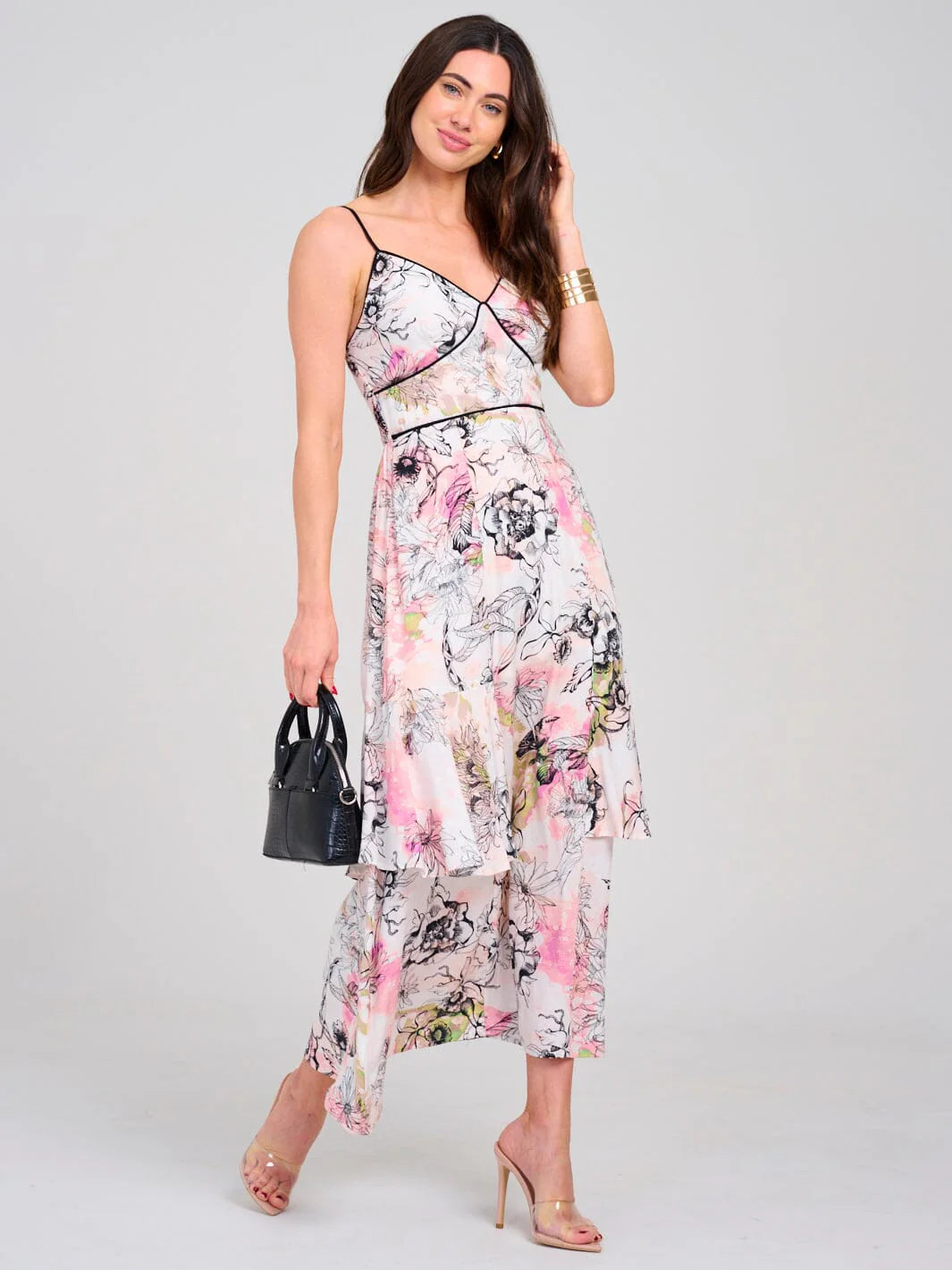 *New* Floral Multi Sleeveless Maxi Dress