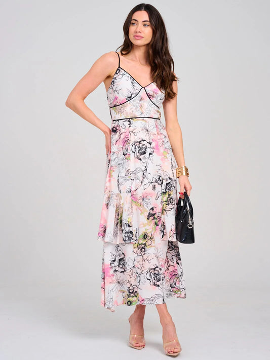 *New* Floral Multi Sleeveless Maxi Dress