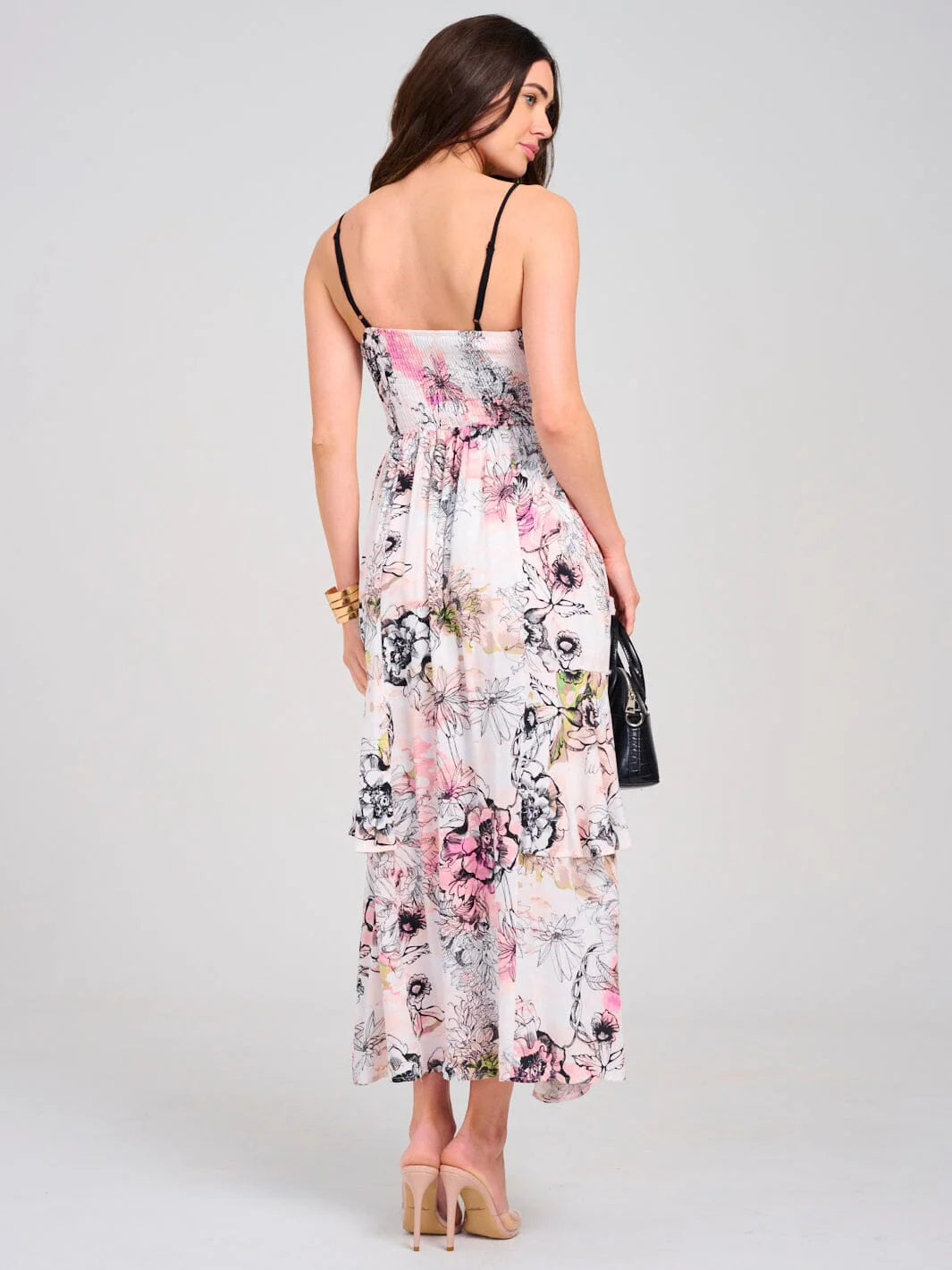 *New* Floral Multi Sleeveless Maxi Dress