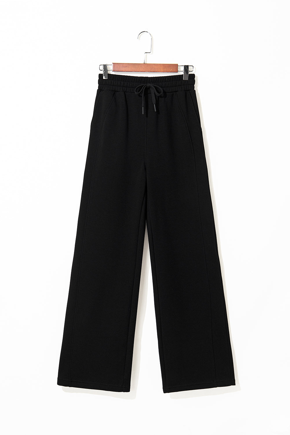 Scuba Drawstring Elastic Waist Pant