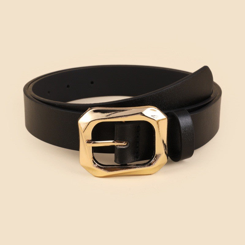 Rectangle Shaped Buckle Belt