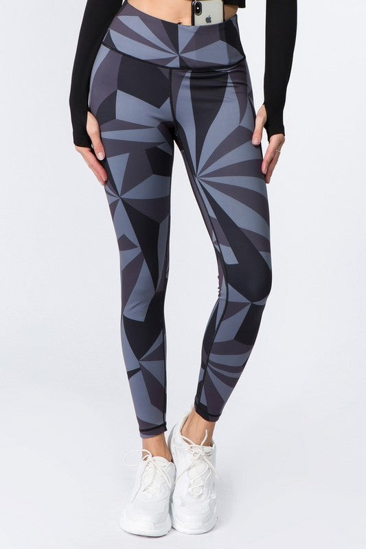 Geometric Pint High Rise Leggings