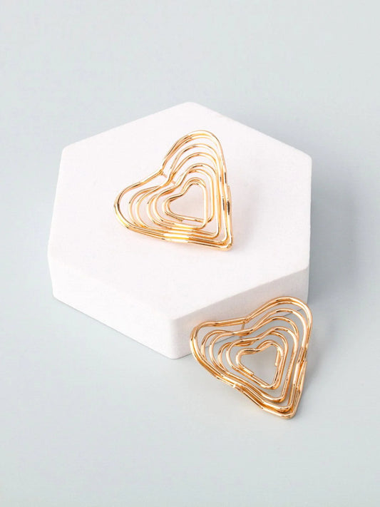 Wire Heart Earrings